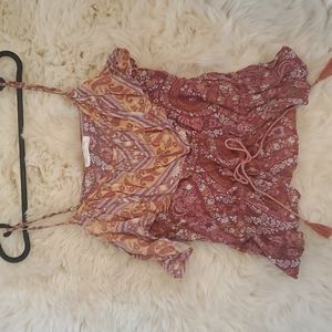 Spell & the Gypsy orange/rose adjustable tank